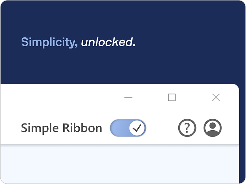 Simplified navigation