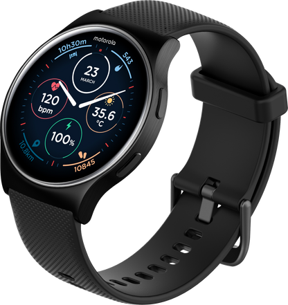 Motorola Smart Watch Moto Watch 120 Premium Bluetooth AI Assistant Smartwatch - Motorola