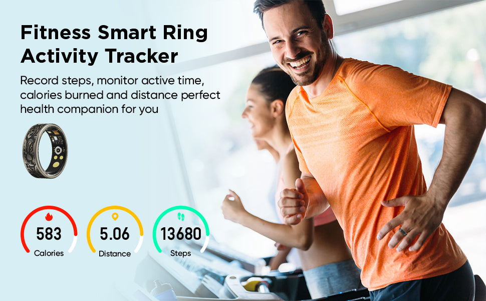 Benio Gen Pro Smart Ring - Titanium Health & Fitness Tracker | Heart Rate, SpO2 & Sleep Monitor