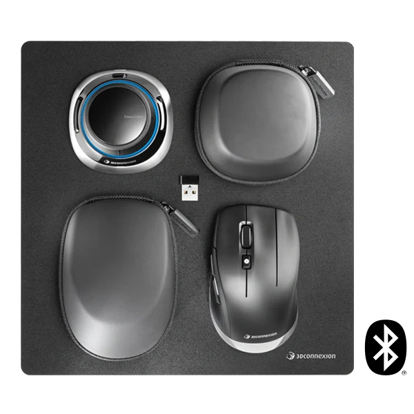 3Dconnexion Kit set SpaceMouse Wireless Kit 2 BLUETOOTH EDITION - 3Dconnexion Black
