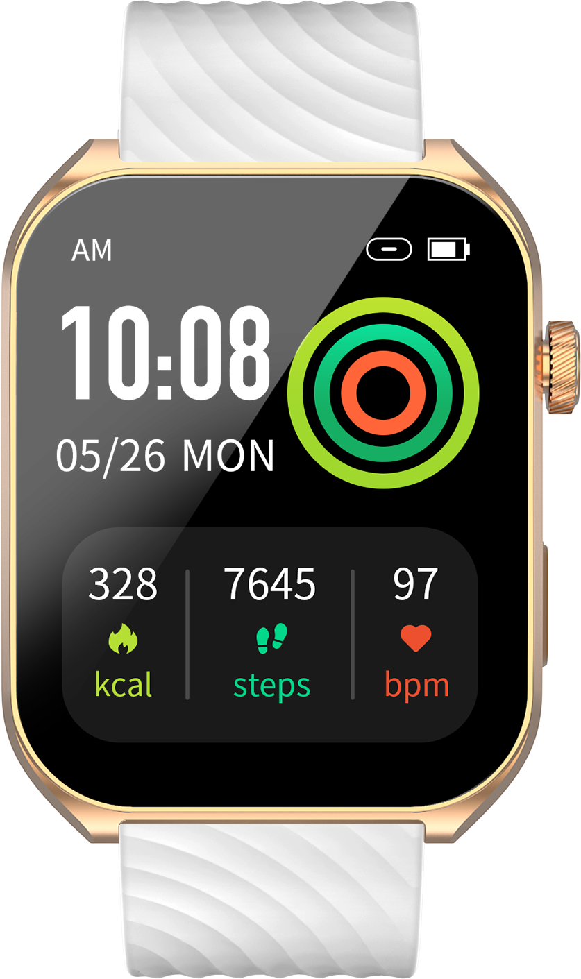 Benio Watch Fit 2 - 2.04" AMOLED Curved Screen Bluetooth Smartwatch