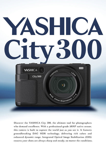 YASHICA City 300 Digital Camera with QuickFlash Camera Flashlight
