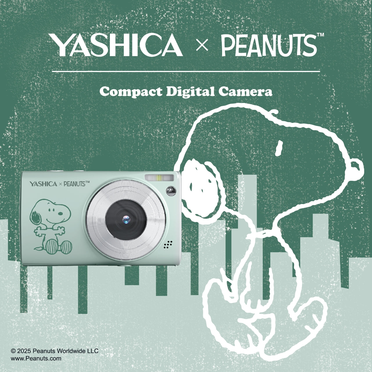 YASHICA x Snoopy Digital Camera Y2K Retro Digicam