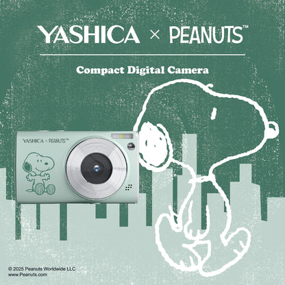 YASHICA x Snoopy Digital Camera Y2K Retro Digicam