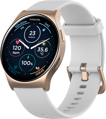 Motorola Smart Watch Moto Watch 120 Premium Bluetooth AI Assistant Smartwatch - Motorola