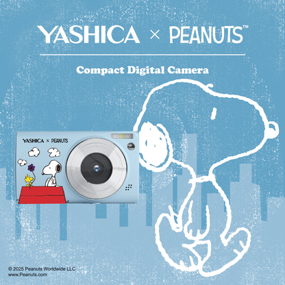 YASHICA x Snoopy Digital Camera Y2K Retro Digicam