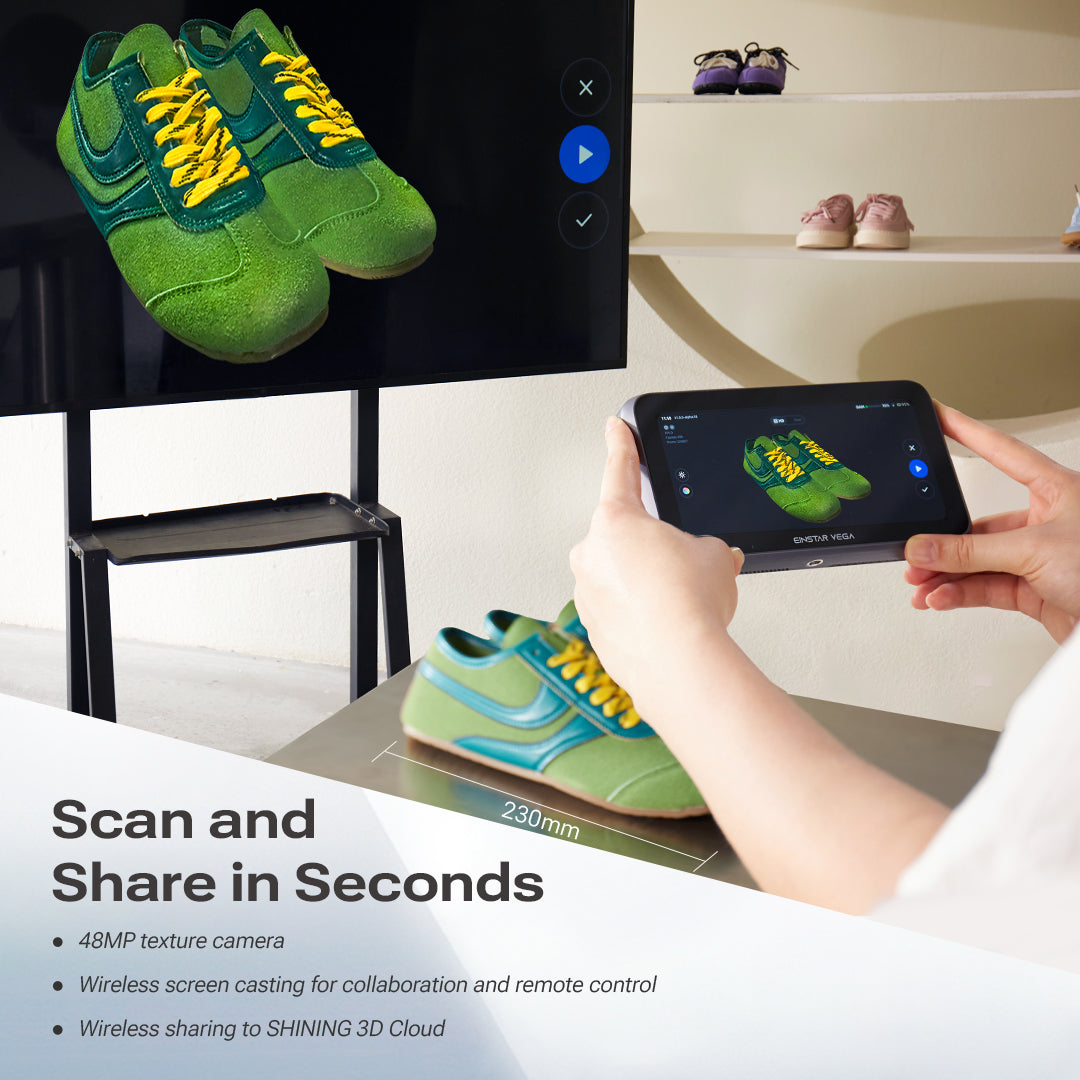 EinStar VEGA Wireless All-In-One 3D Scanner - SHINING 3D