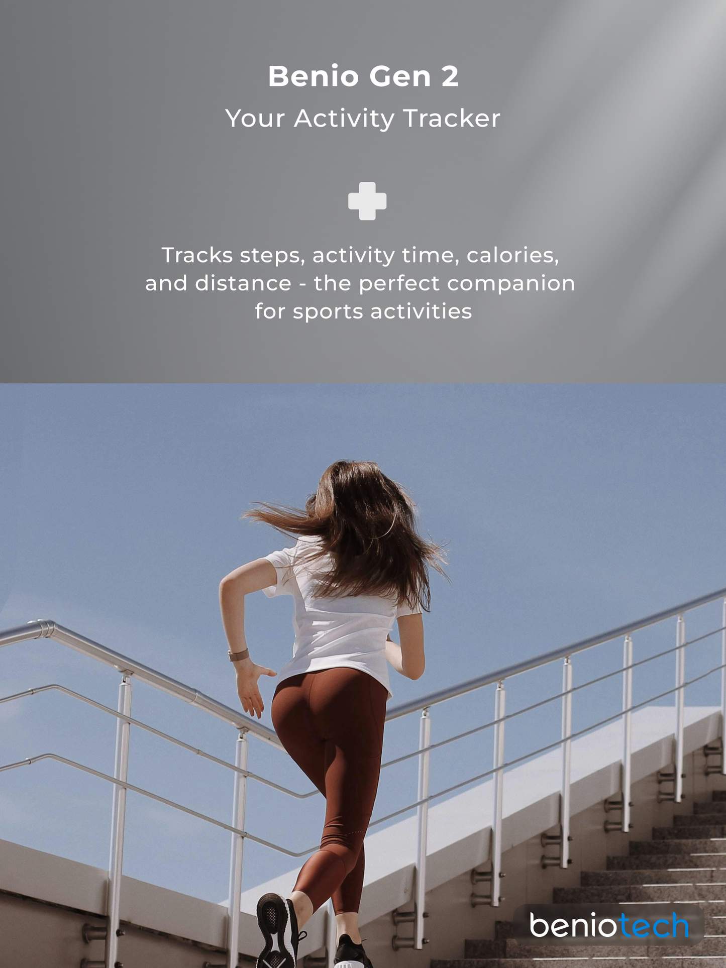 Benio Smart Ring Benio Gen 2 Smart Ring - Premium Titanium Health & Fitness Tracker