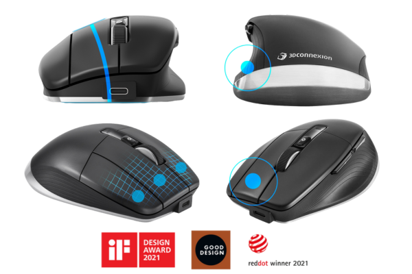 3Dconnexion CadMouse CadMouse Pro Wireless - 3Dconnexion