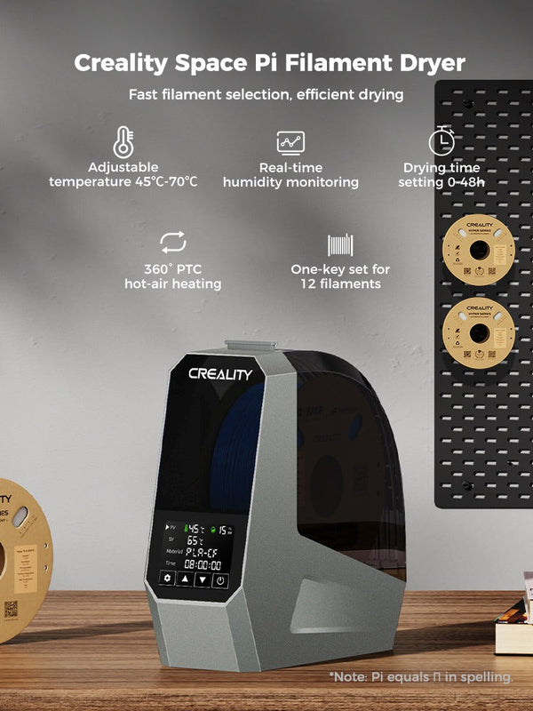Creality 3D Printer Accessories Creality Space Pi Filament Dryer (1-Roll) | Smart Temp Control