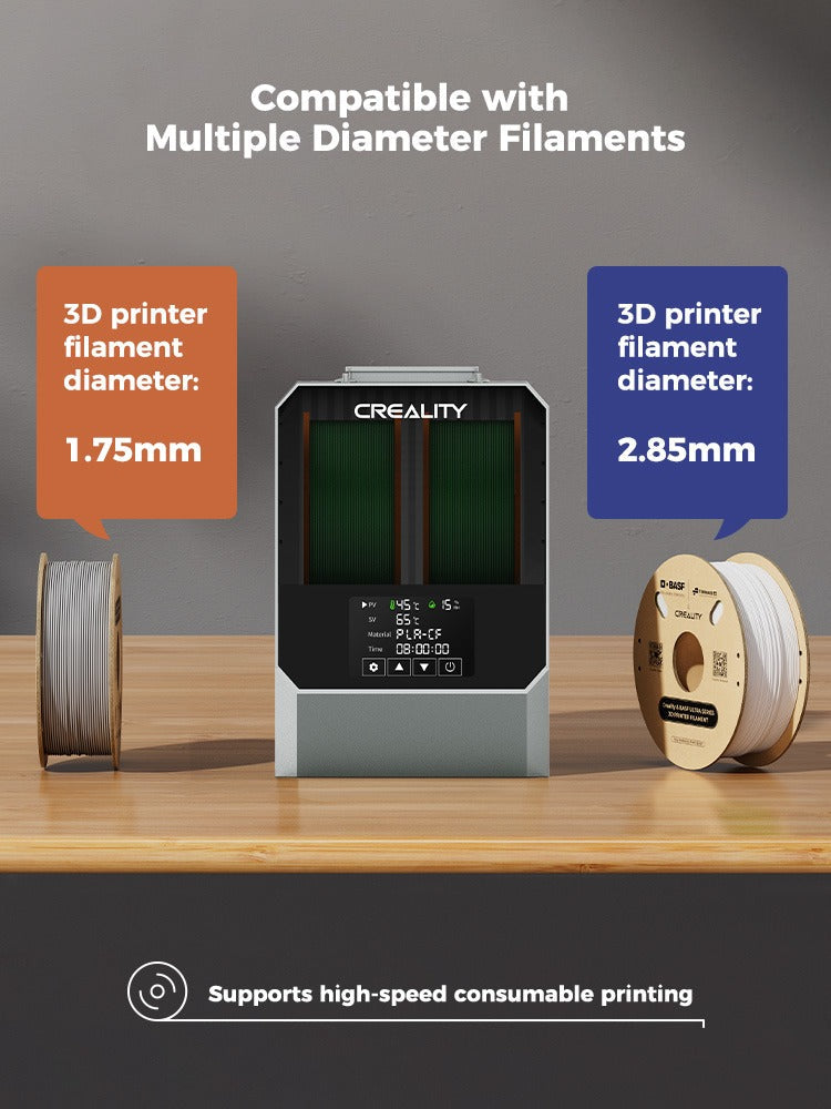 Creality Space Pi Filament Dryer Plus | Dual-Spool Dehydrator