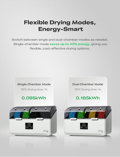 Creality SpacePi X4L Filament Dryer | Dual Independent Chambers