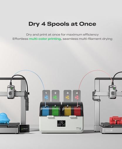 Creality SpacePi X4L Filament Dryer | Dual Independent Chambers
