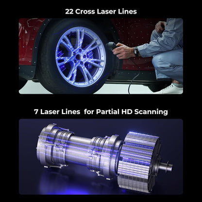 Creality Raptor Pro 3D Scanner | High-Speed Hybrid Blue Laser & NIR