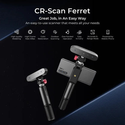 Creality CR-Scan Ferret 3D Scanner | Compact & Lightweight