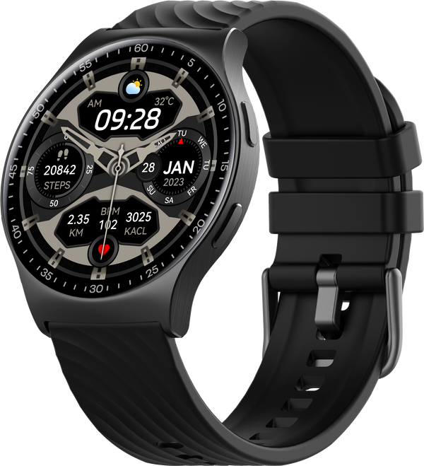 Benio Smart Watch Benio Watch GT 4 - 1.43" AMOLED Circular Smartwatch with 10-Day Battery Black