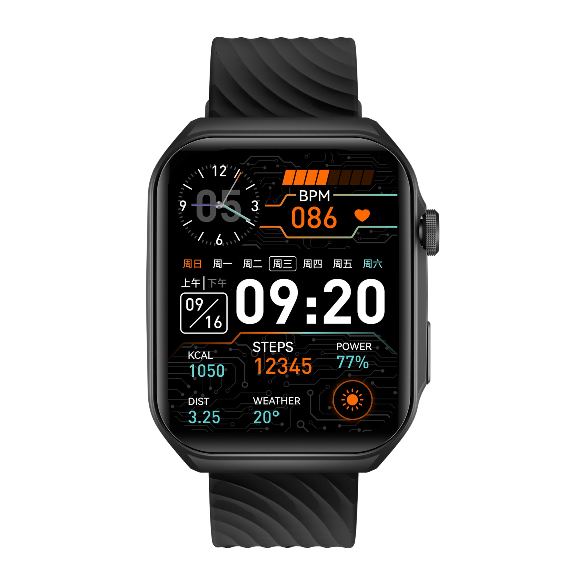 Lenovo Smart Watch Lenovo Watch Fit 2: Bluetooth Calling, 2.04" AMOLED Display, IP68 Waterproof Smartwatch