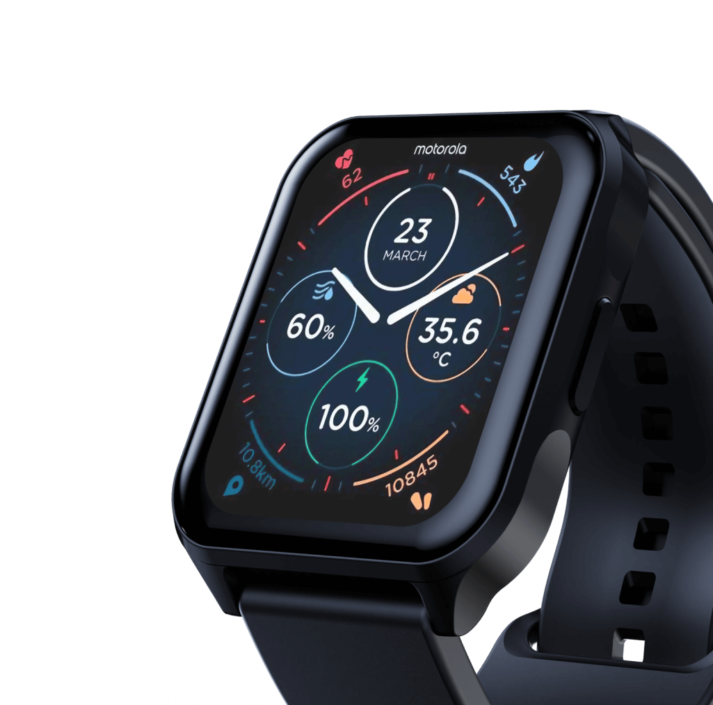 Motorola Smart Watch Moto Watch 70 Health and Fitness Smartwatch - Motorola