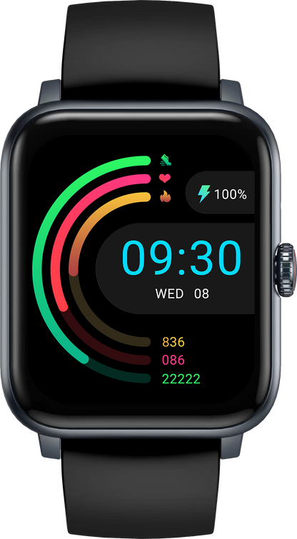 BENIO GT1 Smart Watch - Bluetooth Fitness Smartwatch with Heart Rate Monitor
