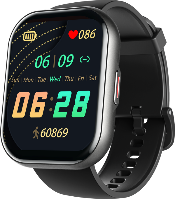 Benio Smart Watch BENIO Parrot 2 Smart Watch - AMOLED Fitness Tracker with Heart Rate & Sleep Monitor Metal Gray