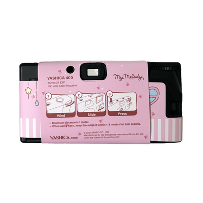 YASHICA Single Use Film Camera(My Melody Clouded Comfort)
