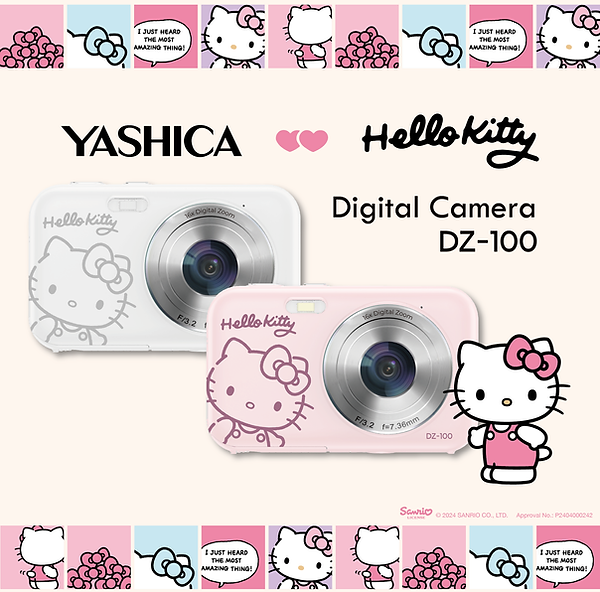 Yashica Digital Camera YASHICA x Hello Kitty DZ100 Digital Camera