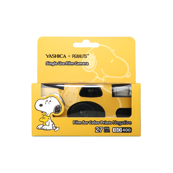 Yashica Single Use Film Camera YASHICA x Peanuts Single Use Film Camera (Snoopy Comic World) Colorful World