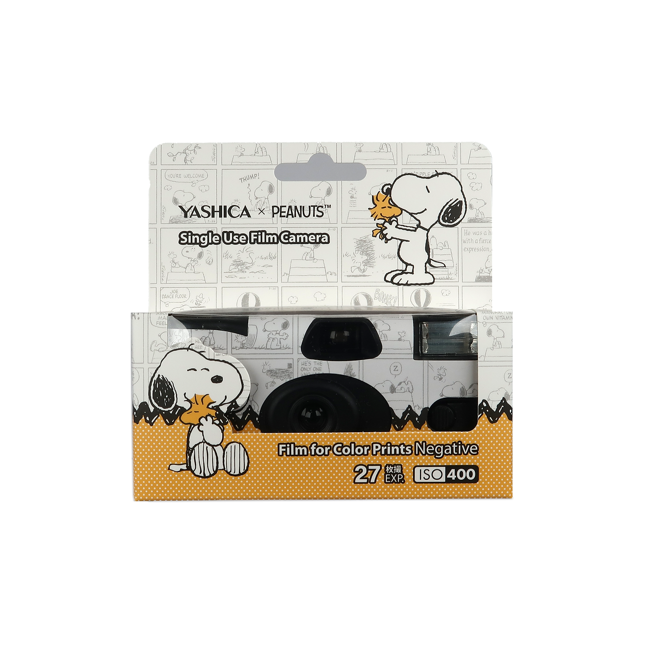 YASHICA x Peanuts Single Use Film Camera (Snoopy Comic World)