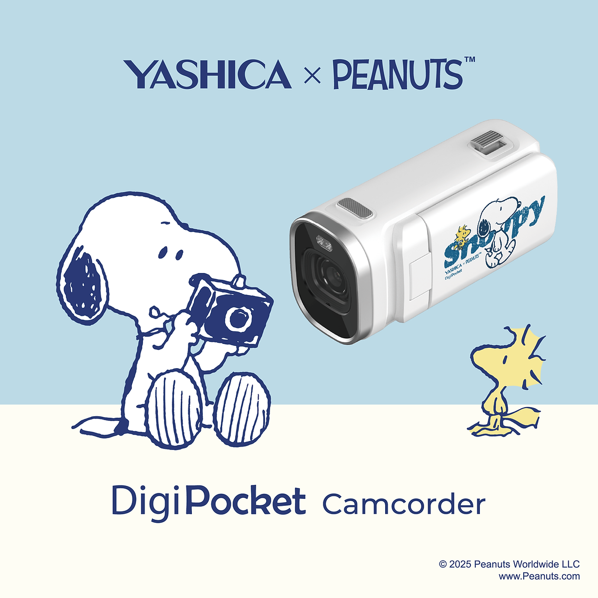 YASHICA x Peanuts DigiPocket Camcorder