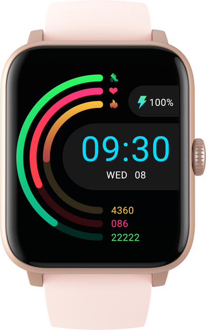 BENIO GT1 Smart Watch - Bluetooth Fitness Smartwatch with Heart Rate Monitor
